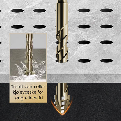 🔥2026 Hot Sale🔥Hög kvalitet 4-Flute Serrated Eccentric Drill Bit Set