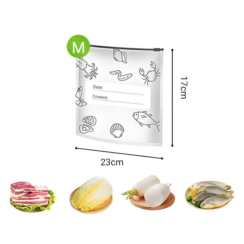 🔥Globalt populärt🍗 Begränsad tid! Köp 3 få 2 gratis🥦Återanvändbara förslutningsbara förvaringspåsar i aluminiumfolie🥦