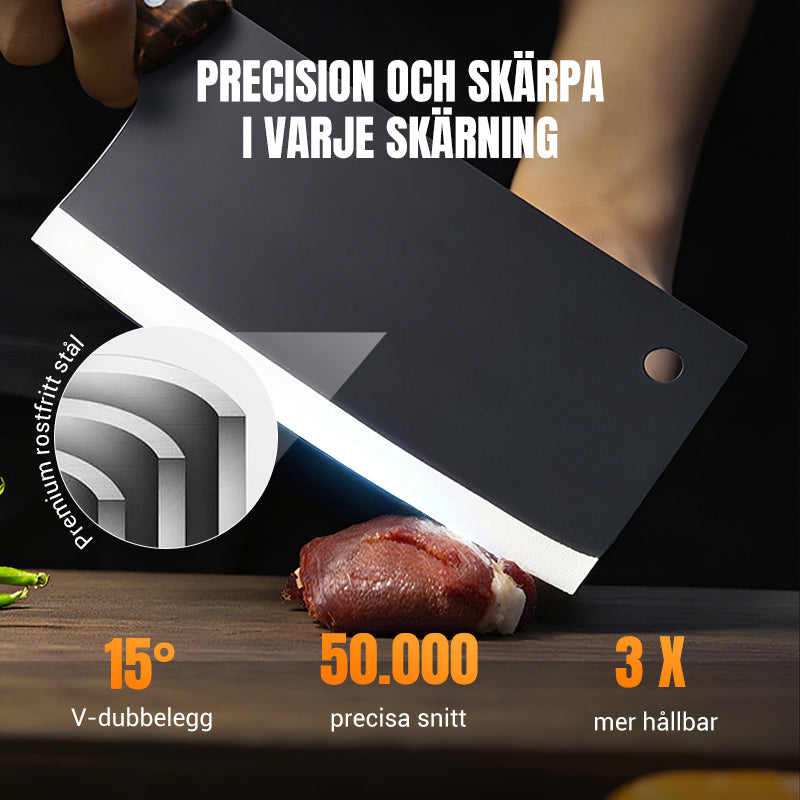 Darth Vader Ultra Sharp 🔥 Aldrig flis eller fläck Professionell kökskniv 💥