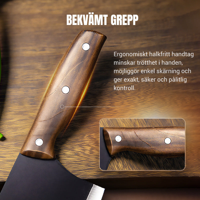 Darth Vader Ultra Sharp 🔥 Aldrig flis eller fläck Professionell kökskniv 💥