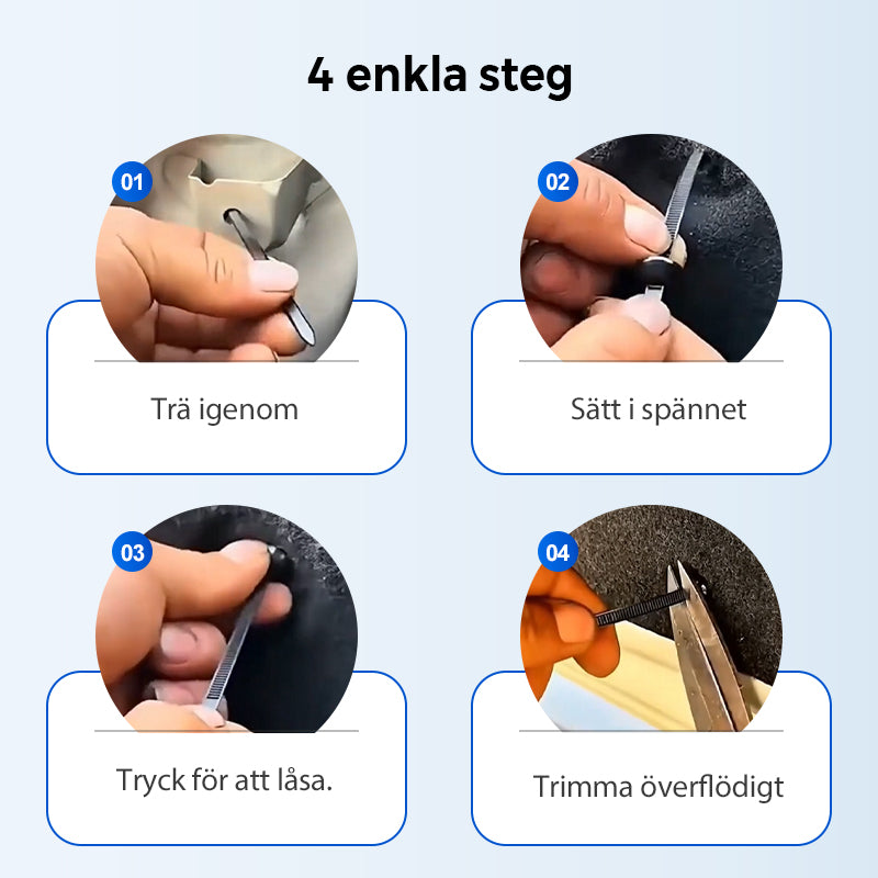 ✨Industriella kabelband – säkra fästelement för hemmet och DIY🚗