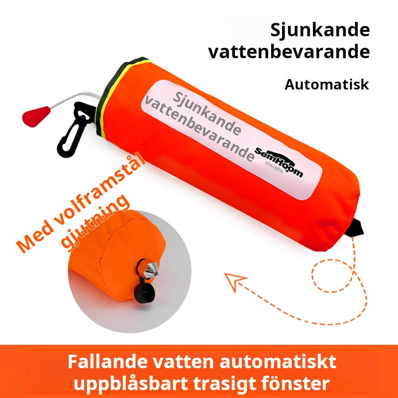 🔥 Nödutrustning för räddning vid drunkning 🦺- Självuppblåsande räddningskit, ett skydd i nödsituationer!