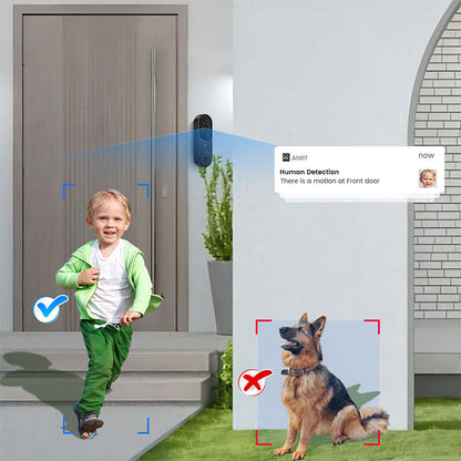 Smart Hem Trådlös HD Videodörrklocka och Klocka