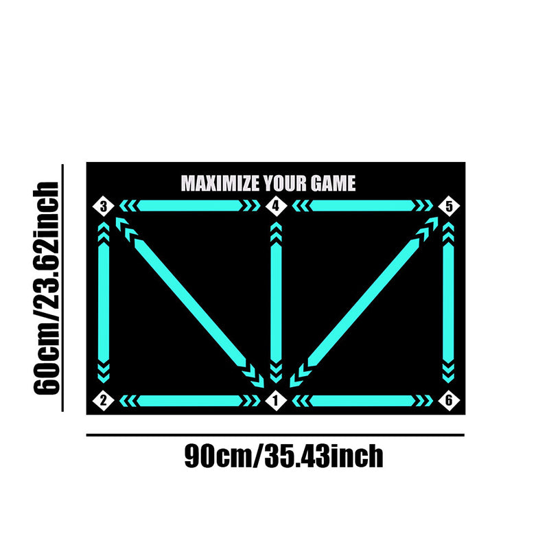 🔥Ett barns bästa kompis⚽Fotbollsträningsmatta för alla nivåer Halkfri och tyst