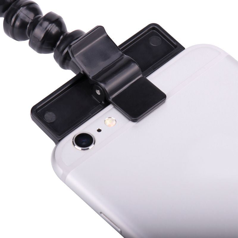 Flexibel svanhalsklämma för framgång med attraktiva husdjursfoton