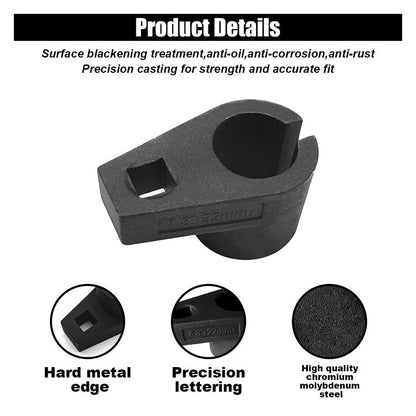 Offset-syresensorhylsa för bil för enkel installation och borttagning (7/8"/22mm)