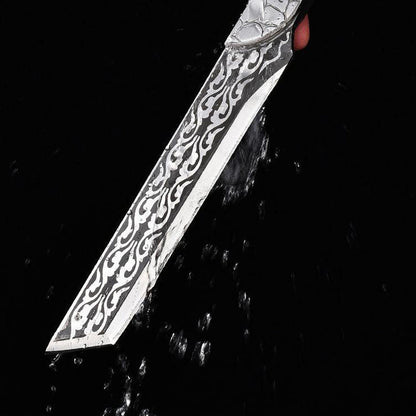 Mångsidig vass kökskniv med slida