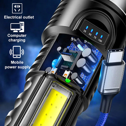 Utomhus ultralätt långsiktigt LED-ficklampa