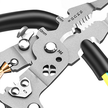 🔧FÄRDIG MED 5 VERKTYG🔥Elektrisk Mät-tång – Mäter spänning + klipper + bänder i EN!