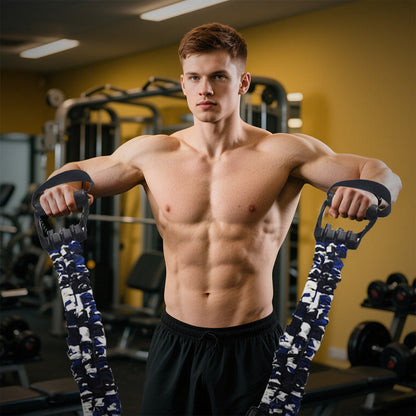 🏋️‍2026 ny modell💪Naturlatex 3-håls resistansbår (🔥50 % rabatt)