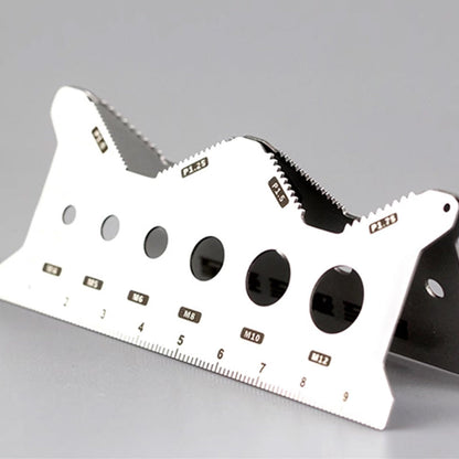 🔥Begränsad tid 24 timmar💥Hot Sale 58% rabatt🎉 Rostfritt stål dubbelsidig bultmätare kort  Framgång!