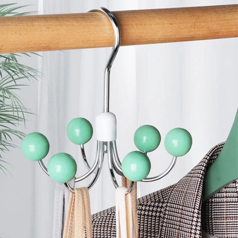 🔥Nya heta produkter🔥360° roterbar multifunktionell förvaringshängare med 6 krokar🎁Tidsbegränsat erbjudande köp 3 få 2 gratis