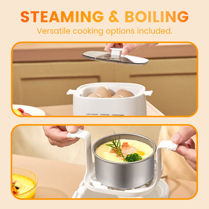 🎁2026 Ny design🥚✨Mini multifunktionell äggkokare med smart touchpanel